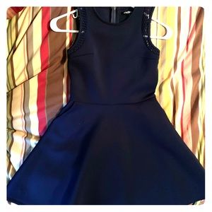 navy blue dress Miss Behave girls L